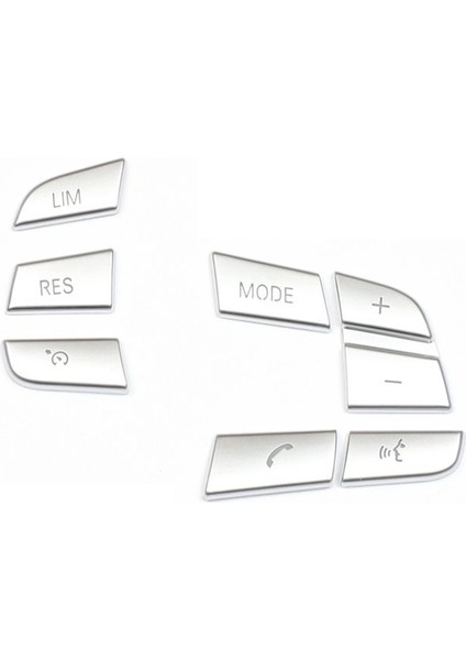 7pcs Araç Direksiyon Simidi Düğmesi Anahtarı Kapak Bmw 1 2 3 4 5 7 Serisi Gt3 Gt5 X3 X5 X6 F10 F20 F30 E70 (Düşük Eşleşme) (Yurt Dışından) indirimleri