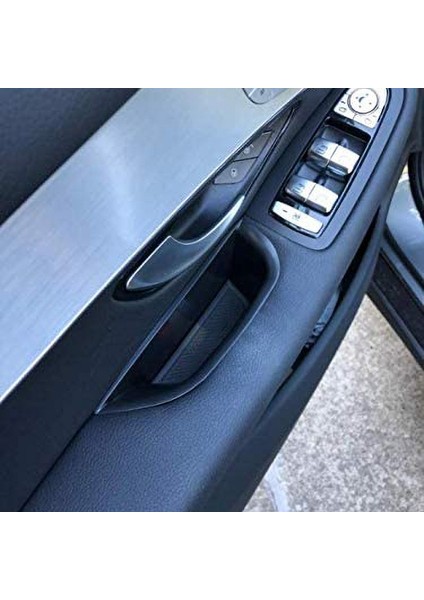 Mercedes-Benz Yeni C Serisi 14-18 Glc 15-18 Için Ön Kapı Kolu Saklama Kutusu Konteyner Tepsisi Organizatör (Yurt Dışından) indirimleri