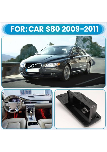 9 Inç Araba Fasya Çerçeve Adaptörü Android Radyo Dash Takım Paneli Kiti Volvo S80 2009-2011 (Yurt Dışından) fırsatları