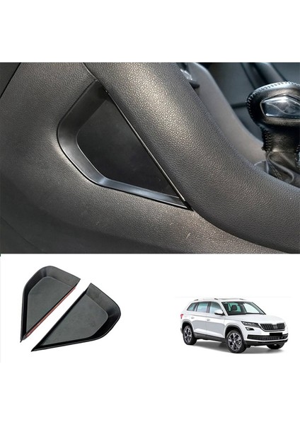 4x Araç Yan Kontrol Saklama Kutusu Alan Plakası Plastik Kapak Skoda Kodiaq Için Iç Aksesuarlar 2017-2022 (Yurt Dışından) fiyatları