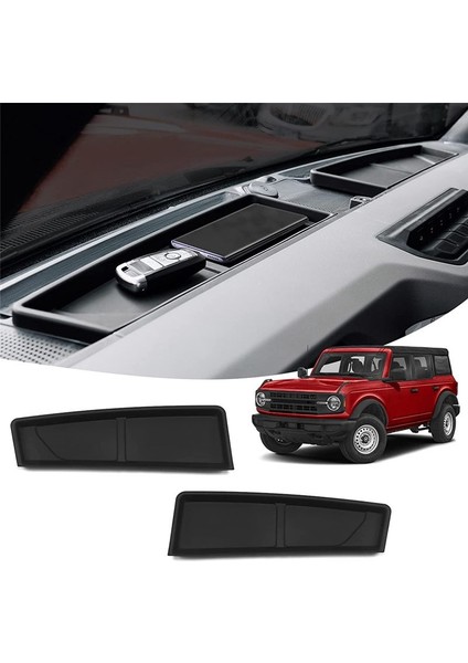 2021 2022 Ford Bronco 2/4 Kapı Aksesuarları Için Araba Gösterge Panosu Pedi Taskı Panosu Mat Tepsisi Tpe Dash Pad Liner Koruyucu (Yurt Dışından) fiyatları