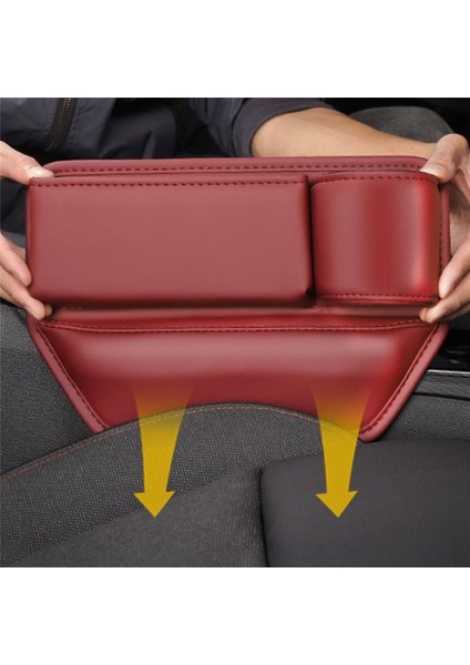 Çok Fonksiyonlu Araba Koltuk Alanı Organizatör Saklama Kutusu Universal Cep Cüzdan Tuşları Kart Kupa Telefon Tutucu Otomatik Aksesuarlar A (Yurt Dışından) indirimleri