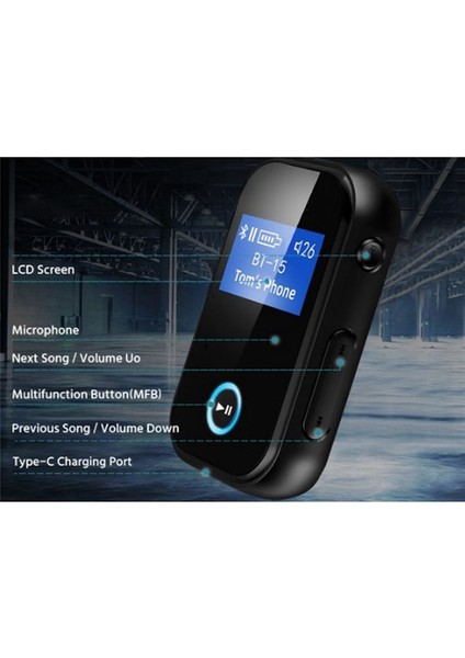 Ekranlı Araba Kablosuzlu Bluetooth Adaptörü 5 0 Bluetooth Alıcı (Yurt Dışından) modelleri