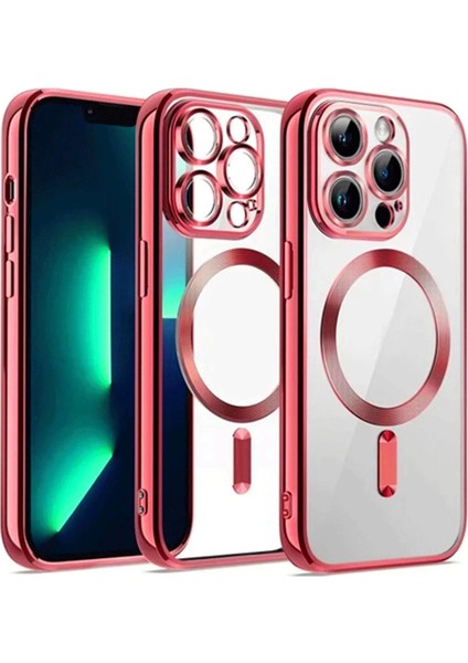 Iphone 13 Pro Max Kılıf Kross Magneticsafe Kapak - Kırmızı