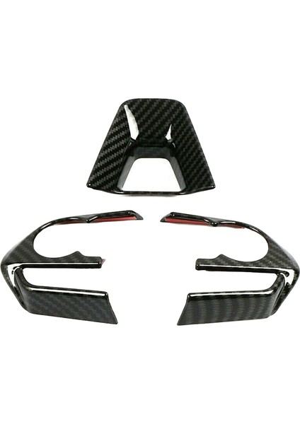 Toyota Corolla Için 3pcs 2019-2020 Karbon Fiber Tarzı Hatchback Direksiyon Switch Düğmesi Düğmesi Kapak Döşeme (Yurt Dışından)