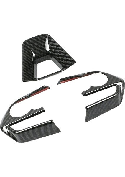 Toyota Corolla Için 3pcs 2019-2020 Karbon Fiber Tarzı Hatchback Direksiyon Switch Düğmesi Düğmesi Kapak Döşeme (Yurt Dışından) modelleri