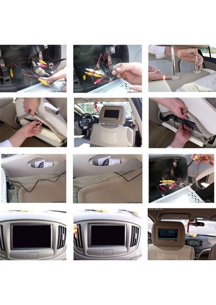 Universal 7inches Araba Başlık Monitörü Ekranı Arka Koltuk Eğlencesi Av USB Sd Mp4 Mp4 Mp5 Fm Bej Için Multi-Media Player (Yurt Dışından) modelleri