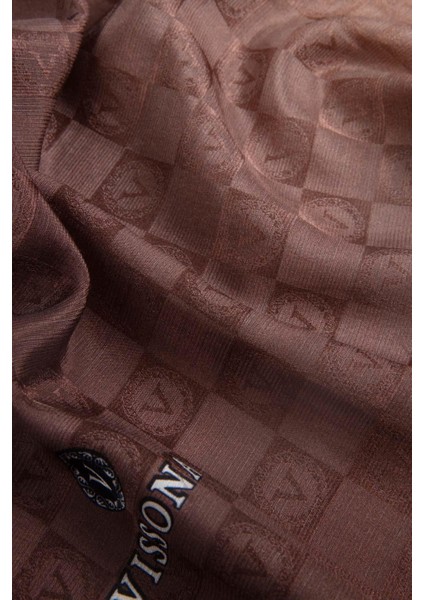 %57 Ipek %43 Pamuk Degrade Desenli Gold - Gold Renkli Şal - 70X190 Dikiş Tipi Italyan Dikişli fırsatları