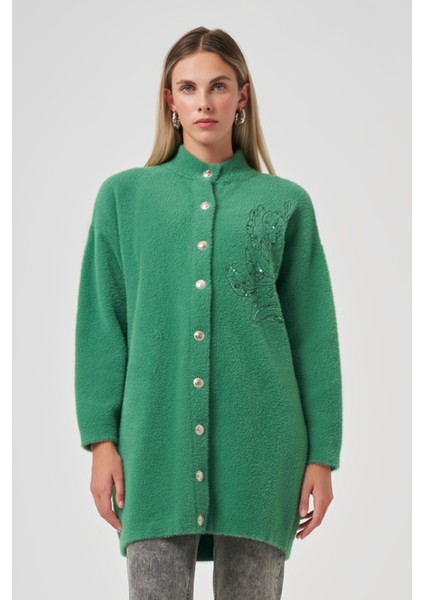 Nakış Işleme Detay Hırka 7007 Benetton