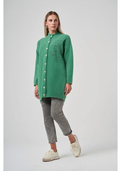 Nakış Işleme Detay Hırka 7007 Benetton modelleri