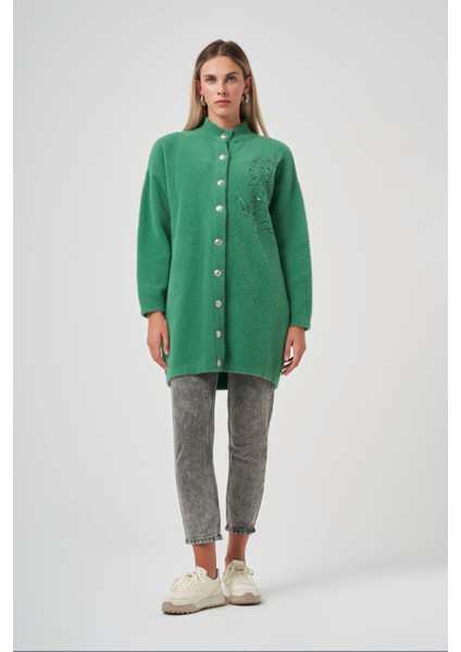 Nakış Işleme Detay Hırka 7007 Benetton indirimleri