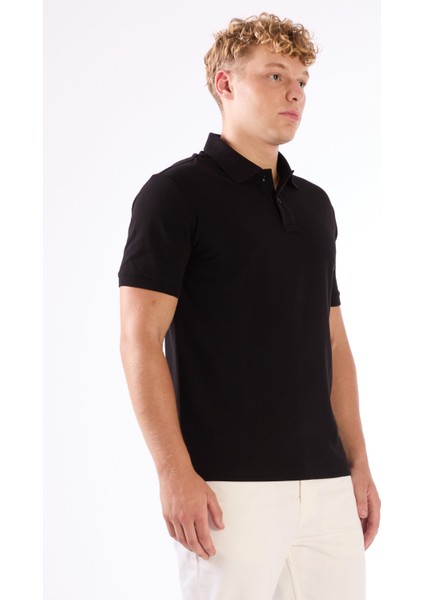 Siyah Düz Erkek T-Shirt - Slim Fit fiyatları