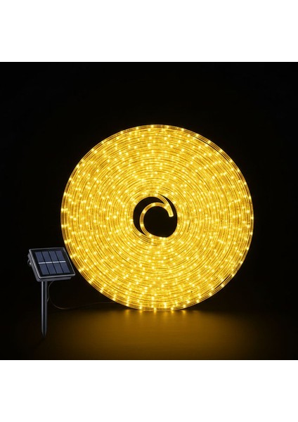 Solar Dekoratif Çam Ağacı + Güneş Enerjili 12 Metre Bahçe Aydınlatma - 2li Set N0H4W1 fırsatları