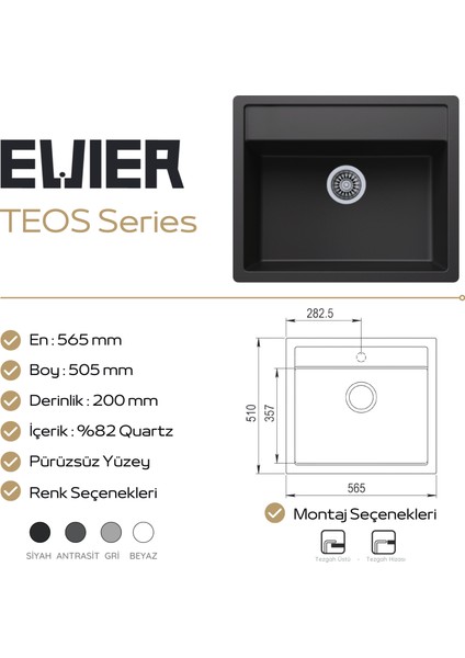 Granit Evye I Teos Series I (56X50CM) fırsatları