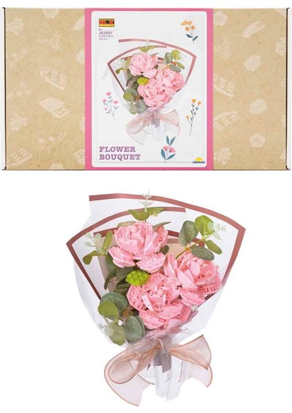 1005758 Sun-Rst-Blx-Flower Set Gül Buketi 2lü Pmb 234 Prç