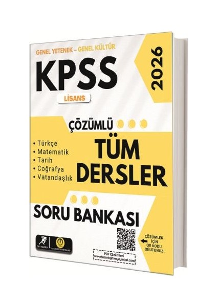 Tasarı Yayınları Kpss Lisans Tüm Dersler Çözümlü Soru Bankası