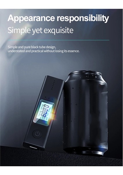 Taşınabilir Mini Breathalyzer Alkol Ölçüm Enstrüman Test Cihazı Temas Dışı Alkol Dedektörü (Yurt Dışından) modelleri