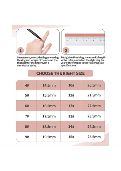 Hassas Uyum Için Akıllı Yüzük Ölçülendirme Kiti (4-15 Bedenler) Akıllı Yüzük Ölçülendirme Kiti (Yurt Dışından) fiyatları