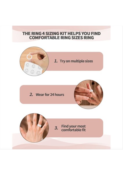 Hassas Uyum Için Akıllı Yüzük Ölçülendirme Kiti (4-15 Bedenler) Akıllı Yüzük Ölçülendirme Kiti (Yurt Dışından) fırsatları