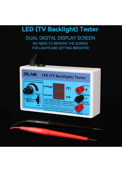 Bink Tv Backlight Tester Metre 0-230V Çıktı Çok Amaçlı LED Lamp Strıp Bonda Test Ölçüm Teftiş Aracı Abd Fiş (Yurt Dışından) fiyatları