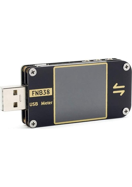 USB Güç Ölçer Test Cihazı USB Voltaj Akım Ölçer FNB38 Qc4+ Pd3.0 Için Multimetre 2.0 Hızlı Şarj Protokolü (Yurt Dışından)