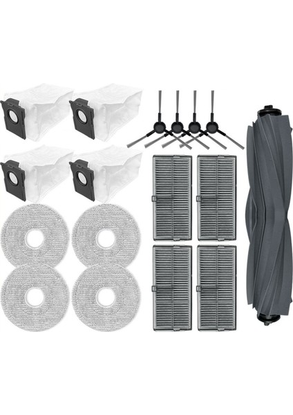 Dreame L40 Ultra AE/L40S Ultra CE/D20 Ultra Parçaları Ana Yan Fırça Filtre Paspas Bezi Toz Torbası Aksesuarları (Yurt Dışından) fırsatları