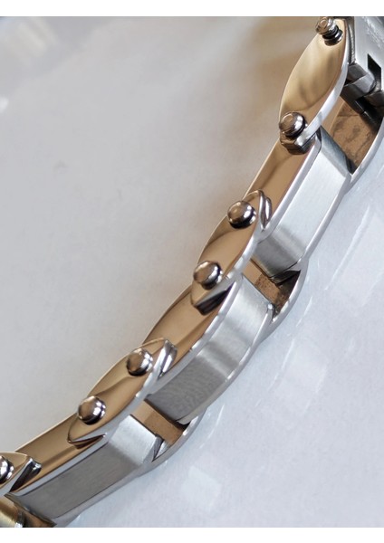 Çelik Çift Taraflı Kullanılabilir Erkek Bileklik modelleri