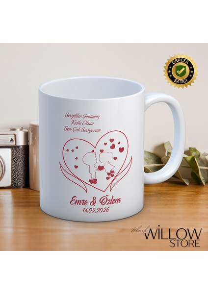 Sevgililer Günü,sevgiliye Özel,aşk,sevgi Porselen Kupa Bardak-65