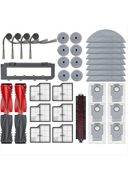 Roborock Saros 10/s9 Maxv ULTRA/S90VER/G30/A1460RR Elektrikli Süpürge Aksesuarları Ana Silindir Yan Fırça Paspas Bezi (Yurt Dışından)