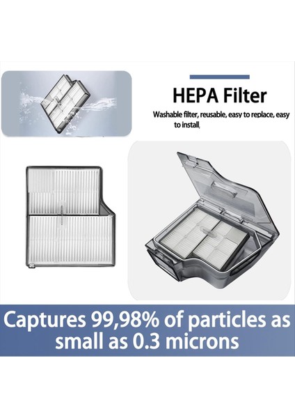 Roborock Saros 10/s9 Maxv ULTRA/S90VER/G30/A1460RR Elektrikli Süpürge Aksesuarları Ana Silindir Yan Fırça Paspas Bezi (Yurt Dışından) indirimleri