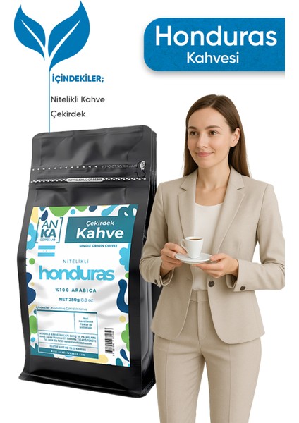 Honduras Nitelikli Taze Çekirdek Filtre Kahve 250 G – %100 Arabica Single Origin fiyatları