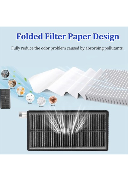 Hepa Filtre Dreame Mova Z60 ULTRA/AQUA10 Ultra Robotlu Süpürge Aksesuarları Vakum Filtresi Değiştirme 4 Adet (Yurt Dışından) fırsatları