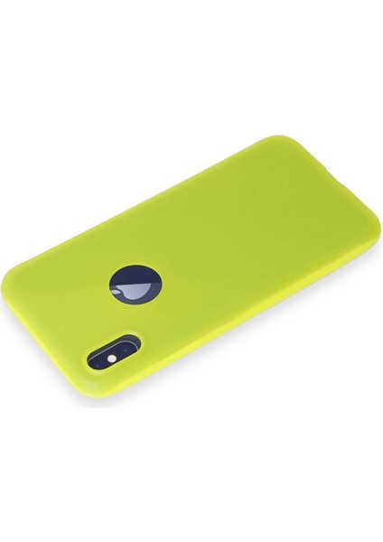 Iphone x Kılıf First Silikon - Parlak Sarı modelleri