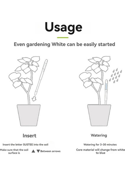 Aquameter, 5 Seti, Bitki Toprak Nem Sensörü, Ev Bitki Toprak Nem Ölçer, Kapalı Saksı Bitkileri Için En Iyisi (Orta) (Yurt Dışından) modelleri
