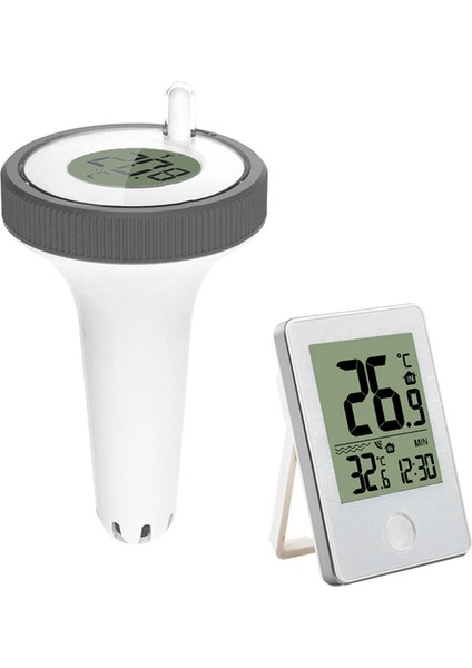 Kablosuz Dijital Kapalı Açık Yüzen Havuz Termometre Yüzme Havuzu Balık Göleti Için Su Sıcaklığı Test Ölçer (Yurt Dışından)