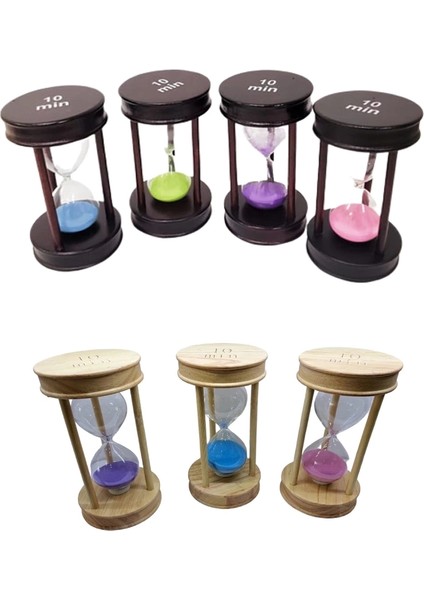 Dekoratif Ahşap 10 Dakika Kum Saati