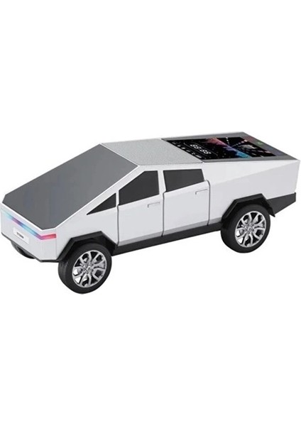 D68 Cyber Model Araba Tasarımlı Bluetooth Hoparlör 15W Güçlü Ses Rgb LED /tws/usb Beyaz fiyatları