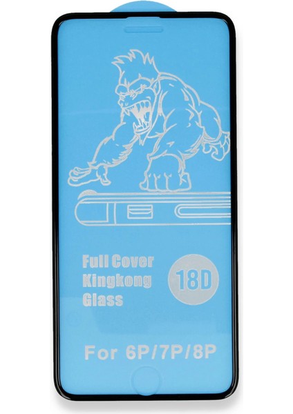 Iphone 7 Plus 18D Cam Ekran Koruyucu - Beyaz modelleri