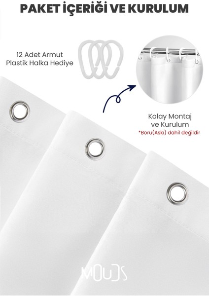 Banyo Perdesi, Kırmızı Otantik Desenli Duş Perdesi, Küvet Perdesi, Halka Hediyeli 175X200CM Bp-06 fırsatları