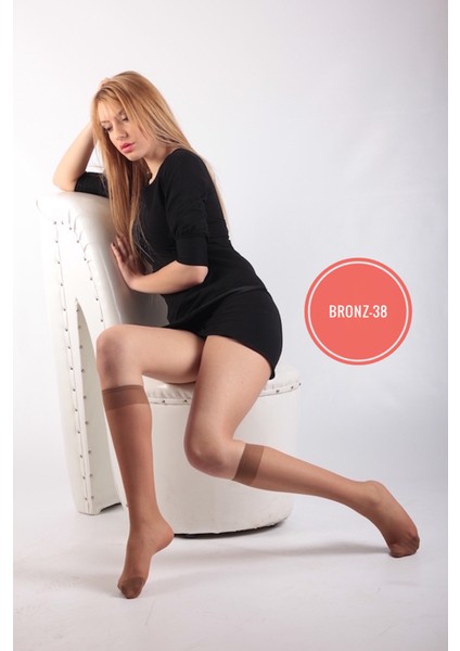 Süper Ince 24LÜ Dizaltı Çorap-Bronz 38-(1 Box=24 Çift) fiyatları