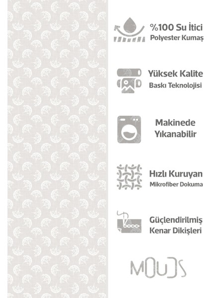 Banyo Perdesi, Beyaz Tüy Desenli Duş Perdesi, Küvet Perdesi, Halka Hediyeli 175X200CM Bp-21 fiyatları