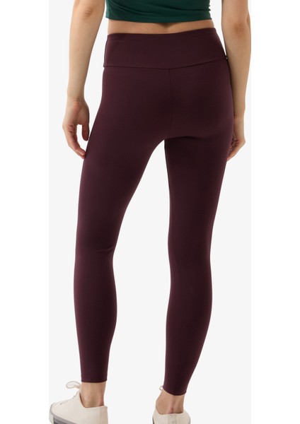 Kadın Toparlayıcı Spor Tayt 70595 - Bordo fiyatları