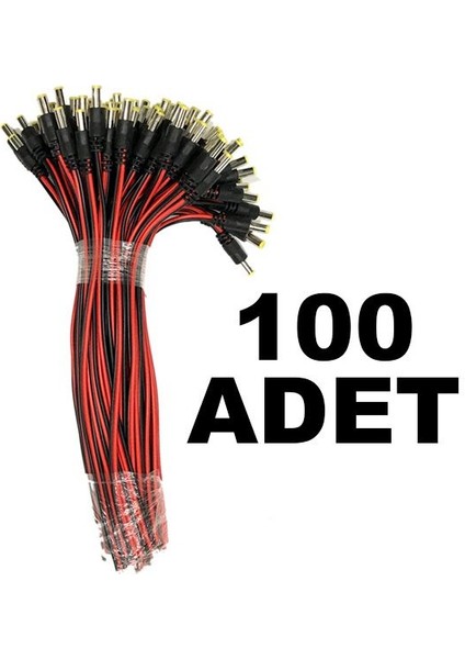 Power Jack Kablo 100 Adet