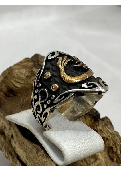 Gümüş Sade Vavlı Erkek Yüzük