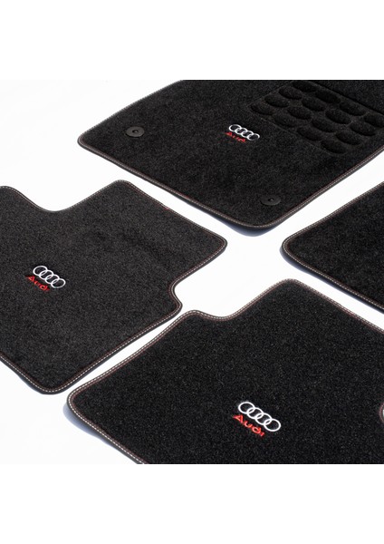 Oto Halı Paspas Seti Audi A8 Serisi Modelleri Uyumlu Sline Kadife Halı Kaymaz & Şık Tasarım modelleri