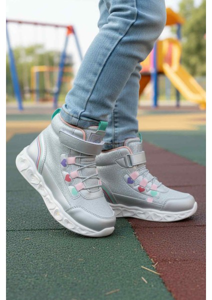 Gümüş Hafif Kız Çocuk Bot Cool Kids F