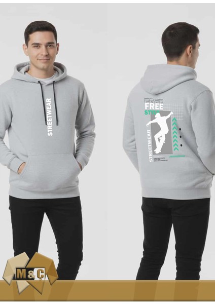 Özel Tasarım 3 Iplik Şardonlu Sweatshirt Kışlık Kalın Unisex Hoodıe