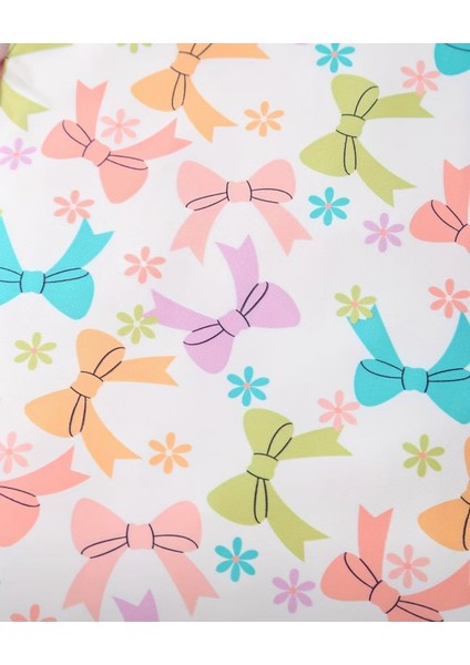 Pastel Fiyonk Desenli Kız Bebek Mayo – Fermuarlı, Rahat Kesim Yazlık Swimwear fırsatları