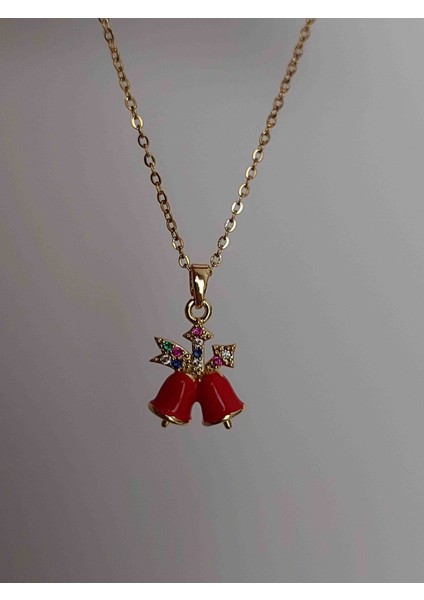 Kadın Chiristmas Yılbaşı Temalı Kolye