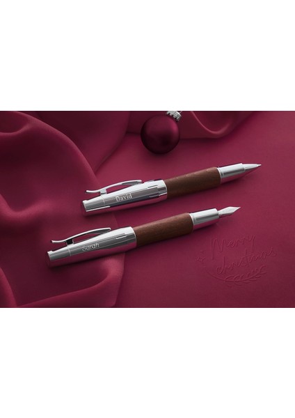 E-Motion Krom/ahşap Dolmakalem, Koyu Kahverengi (B) fırsatları